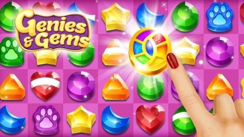 Genies Gems - Match 3 Game